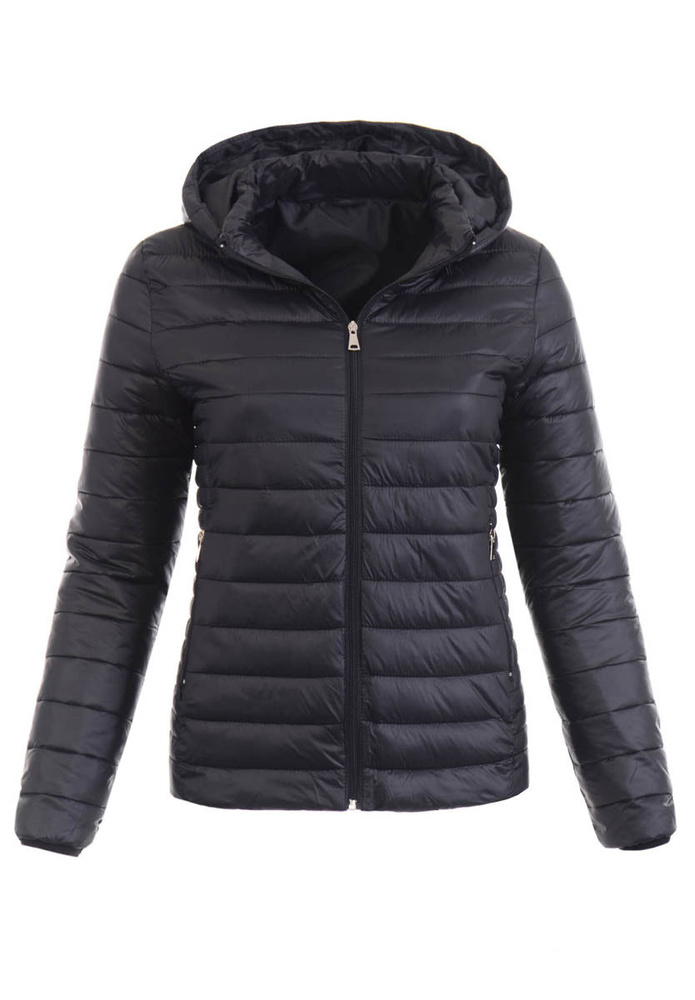 Damska Wiosenna Kurtka Kaja Czarna