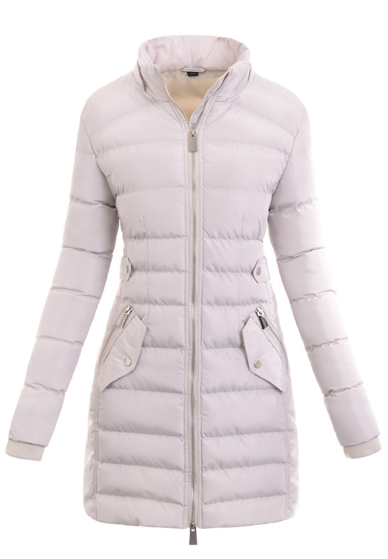 Damska Zimowa Ortalionowa Kurtka Czarna