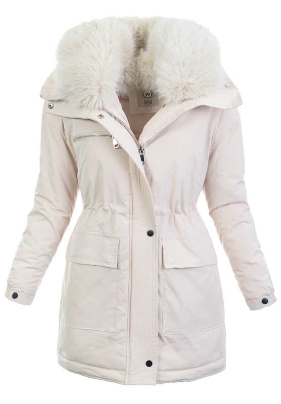 Parka Zimowa Beżowa