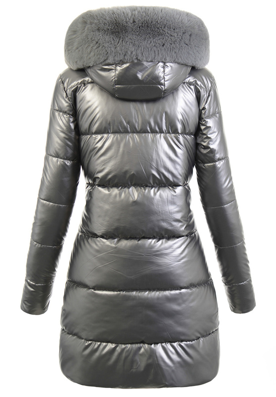 Damska Kurtka Zimowa Grafitowy