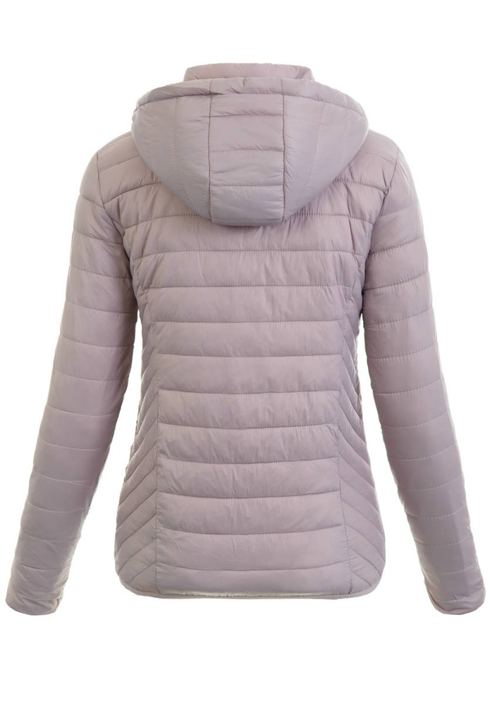 Damska Wiosenna Ortalion Kurtka Pudrowo Różowa