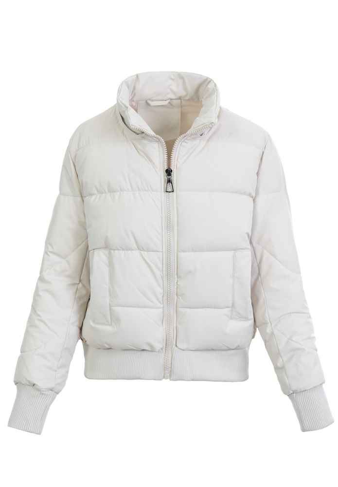 Damska Kurtka Zimowa Ecru
