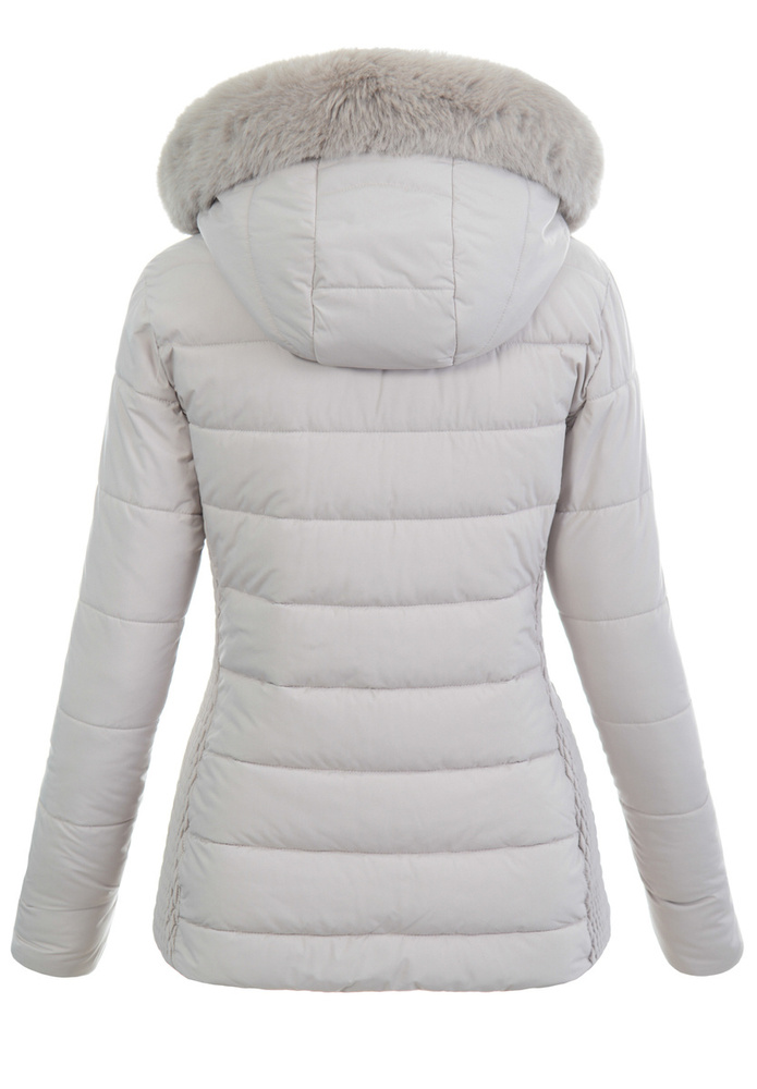 Damska Kurtka Zimowa Beżowy