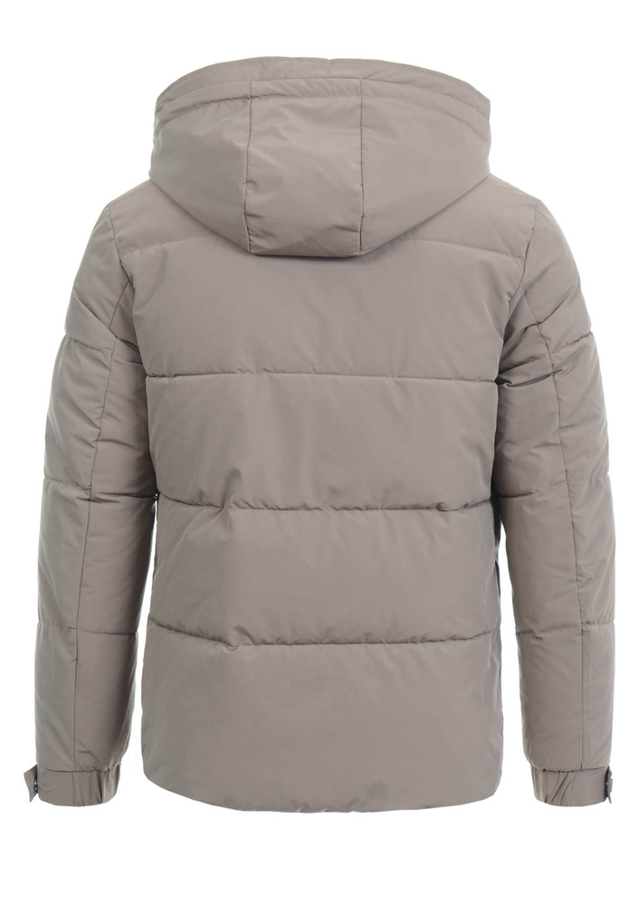 Męska Zimowa Kurtka Brązowa