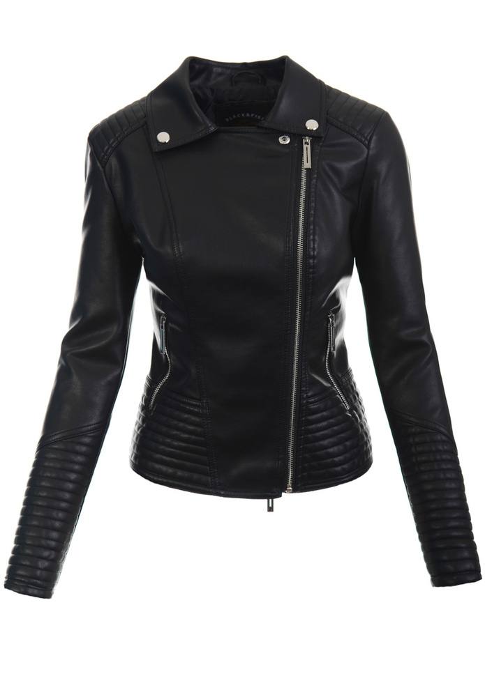 Damska Kurtka Ramoneska Czarna