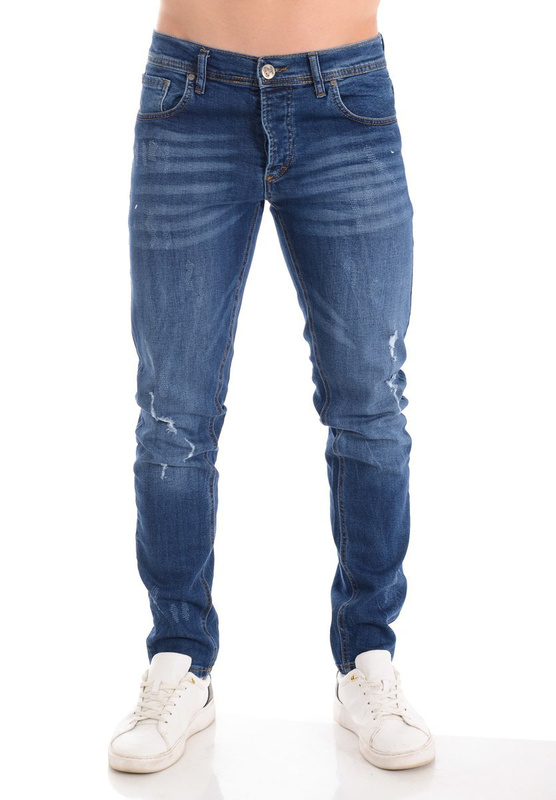 Męskie Spodnie Niebieskie