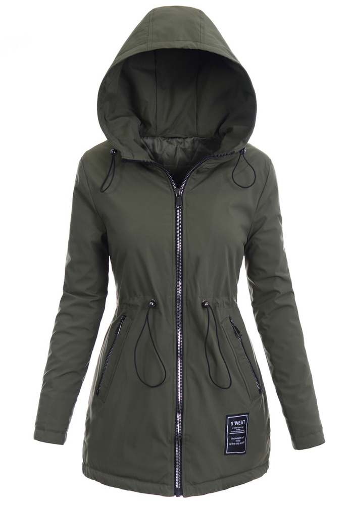 Kurtka Parka Wiosenna Khaki
