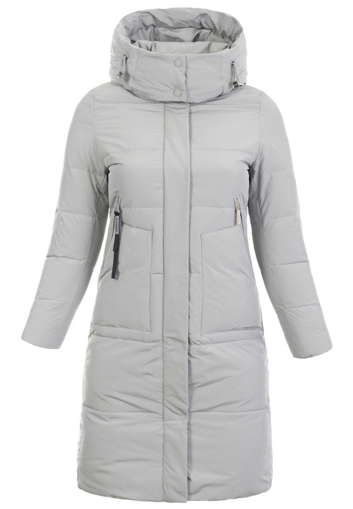 Damska Zimowa Ortalionowa Kurtka Miętowa