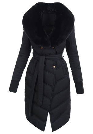 Damska Kurtka Zimowa Janso Brązowa