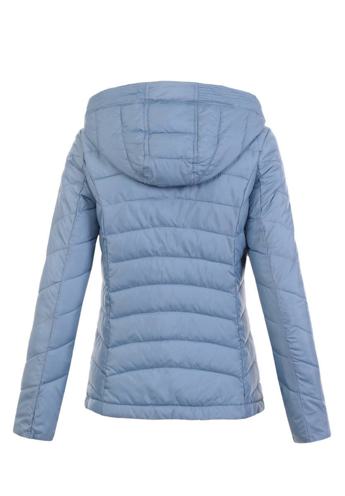Damska Wiosenno-Jesienna Kurtka Niebieska
