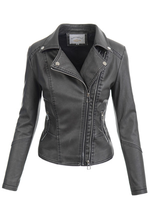 Damska Kurtka Ramoneska Czarna