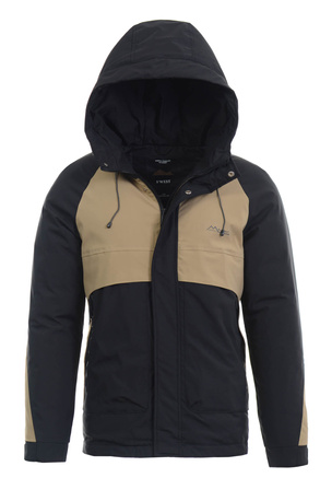 Męska Zimowa Kurtka Ciemno Beżowy