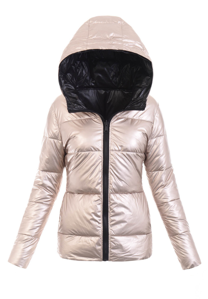 Damska Kurtka Zimowa Złota