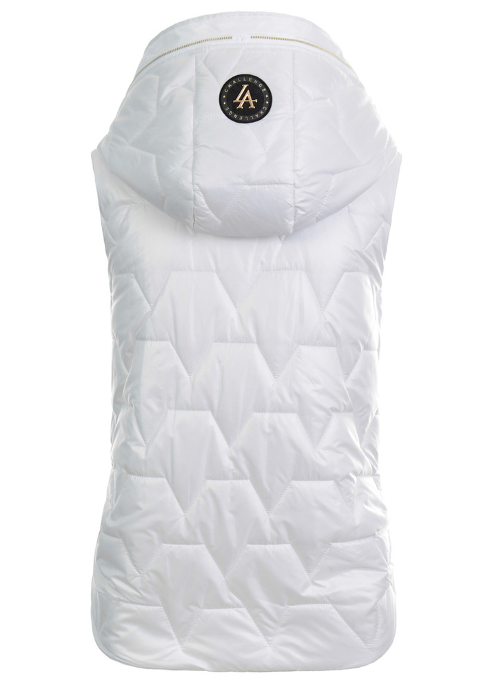 Damska Kamizelka Bezrękawnik Biały