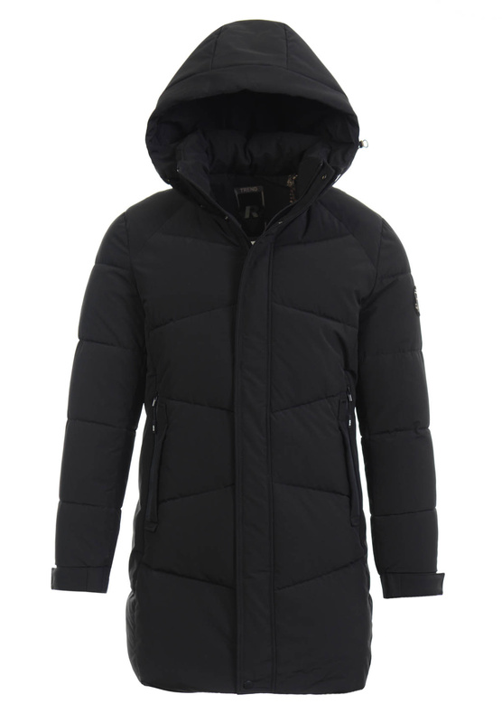 Męska Zimowa Kurtka Czarna