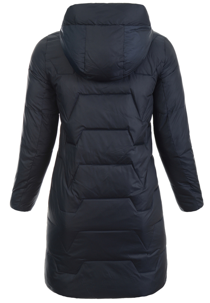 Damska Zimowa Ortalionowa Kurtka Granatowa