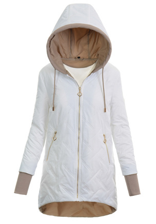 Damska Kurtka Przejściowa Biała