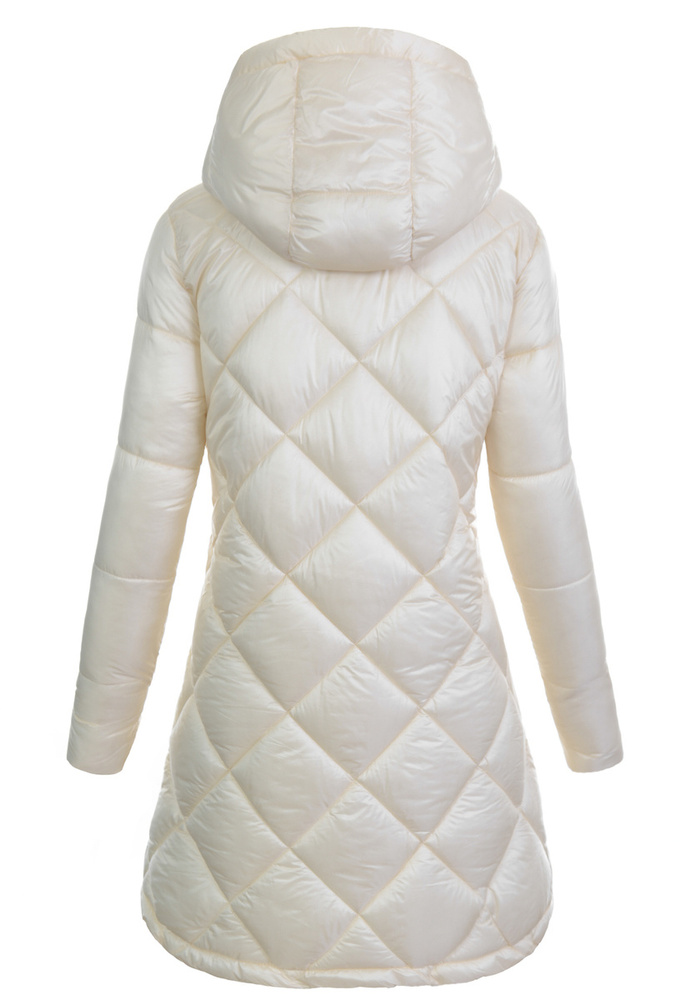 Damska Kurtka Zimowa Kremowa