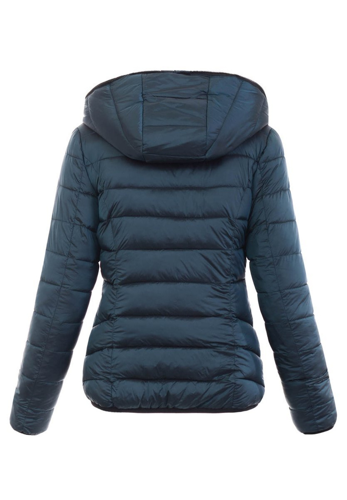 Damska Zimowa Ortalionowa Kurtka Zielona