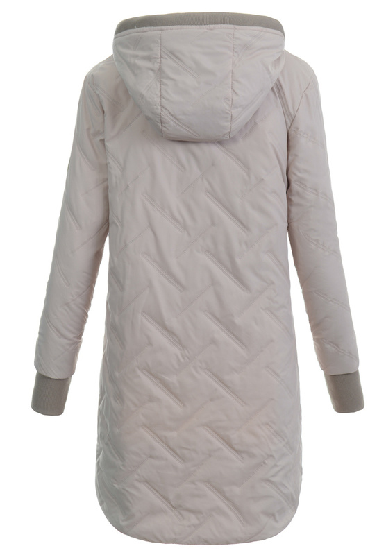 Damska Kurtka Przejściowa Perłowo Beżowa