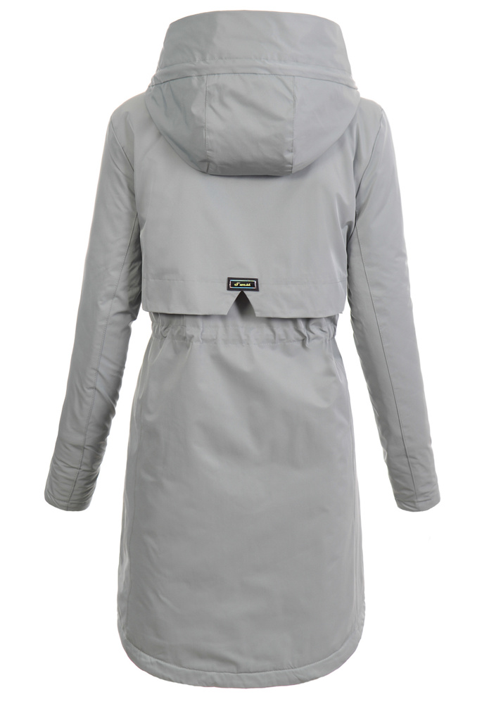 Damska Wiosenno-Jesienna Kurtka Parka Miętowa