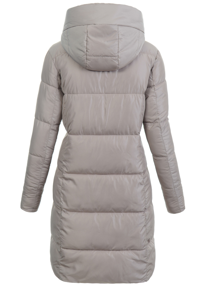 Damska Kurtka Zimowa Brązowa