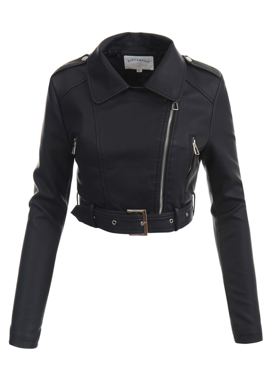 Damska Kurtka Ramoneska Czarna