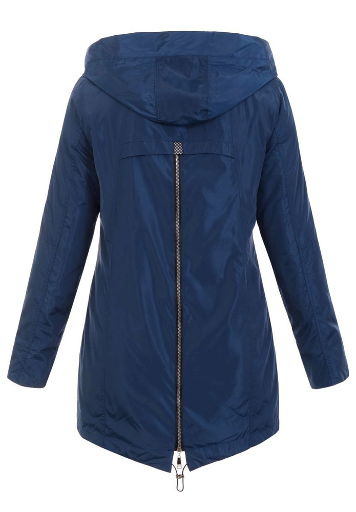 Damska Wiosenno-Jesienna Kurtka Niebieska