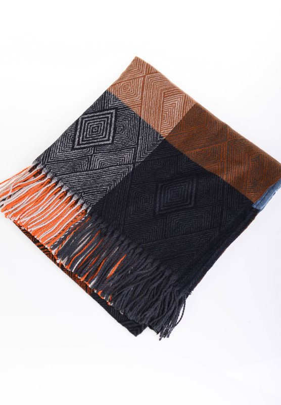 Chusta Damska Szal Brązowy