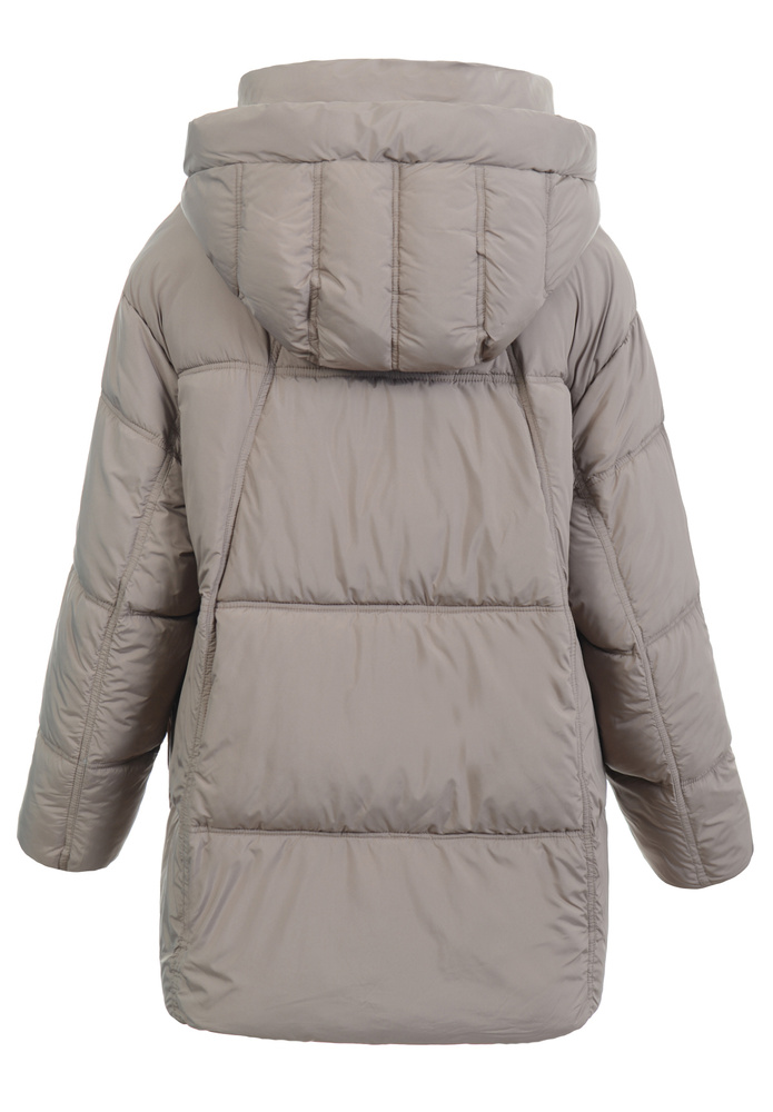 Damska Kurtka Zimowa Brązowa