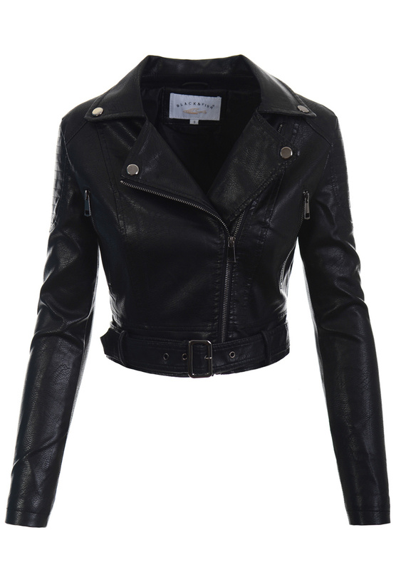 Damska Kurtka Ramoneska Czarna