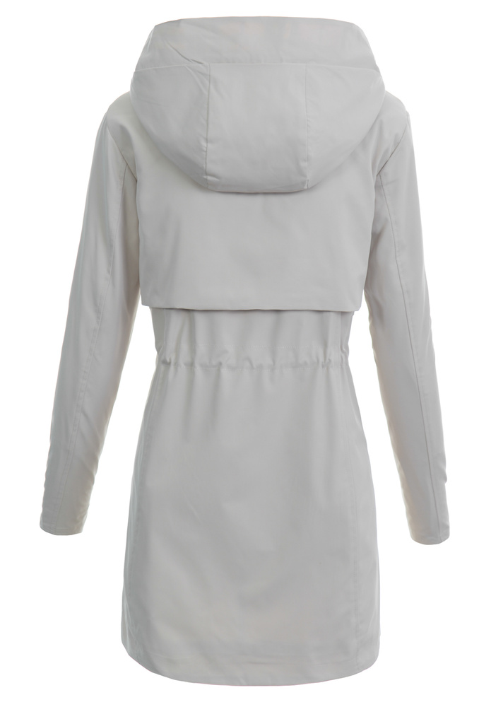 Kurtka Parka Wiosenna Jasno Beżowa