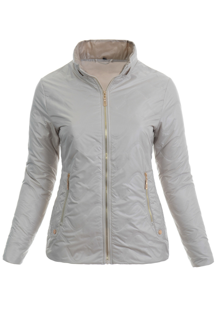 Kurtka Parka Wiosenna Beżowa