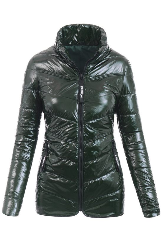 Damska Wiosenna Ortalion Kurtka Zielona