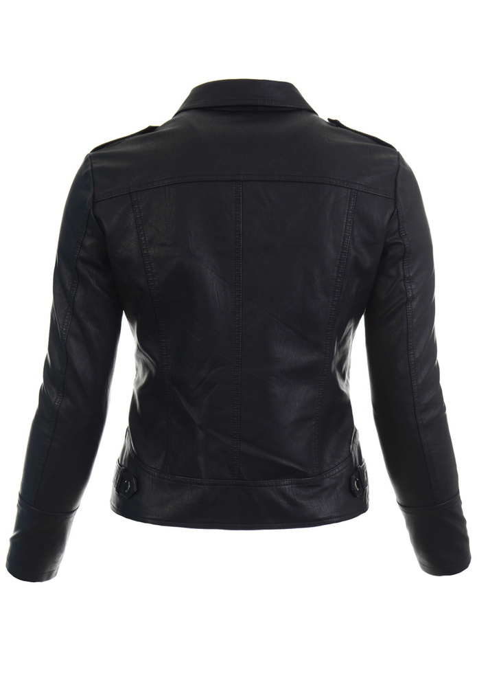 Damska Kurtka Ramoneska Czarna