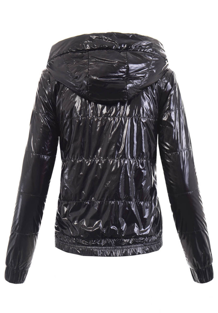 Damska Wiosenna Ortalion Kurtka Czarna