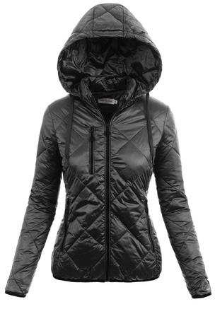 Kurtka Parka Wiosenna Czarna