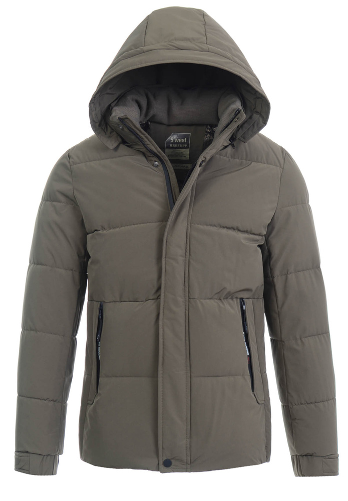 Męska Zimowa Kurtka Khaki