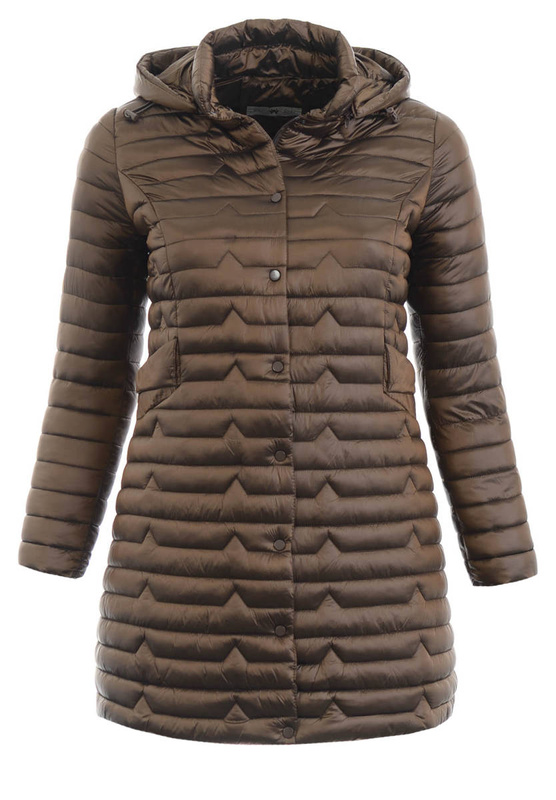 Kurtka Ortalionowa Wiosenna Brązowa