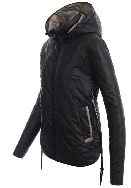 Kurtka Parka Wiosenna Czarna