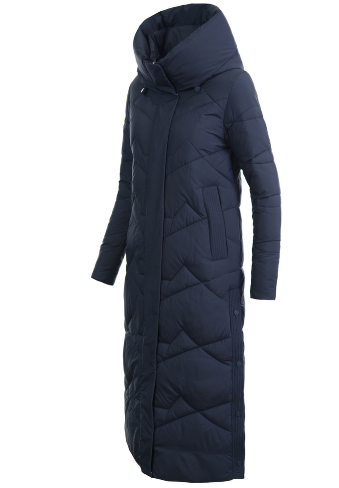 Damska Kurtka Zimowa Granatowa