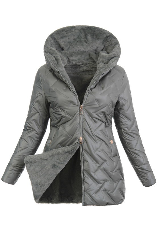 Damska Kurtka Zimowa Zielona