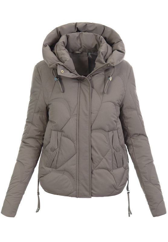 Kurtka Zimowa Jasno Brązowa