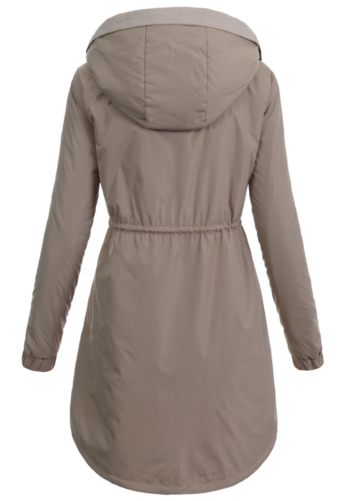 Kurtka Parka Wiosenna Beżowa